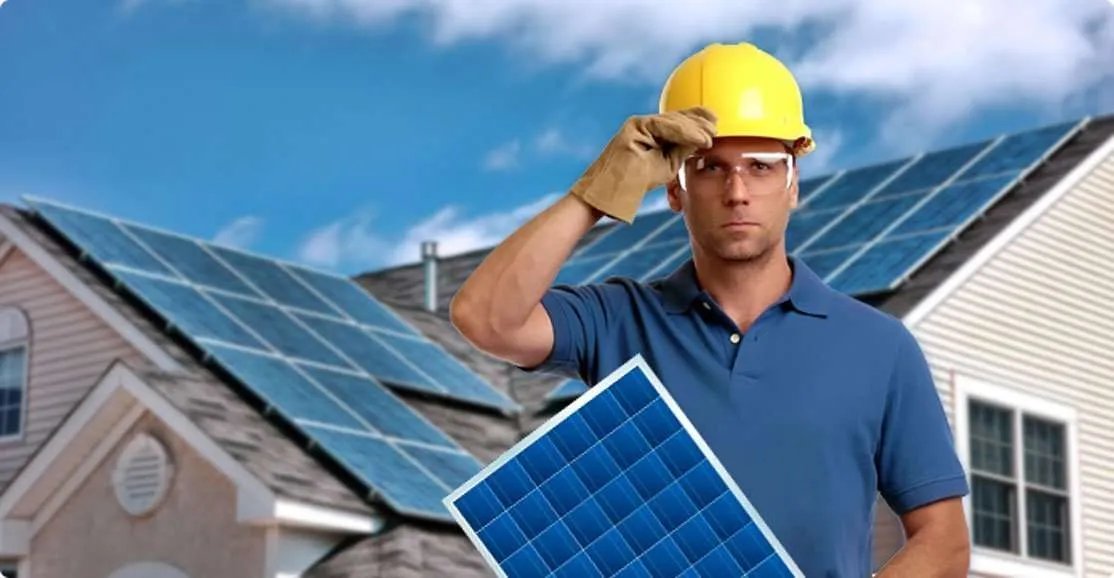 How do the solar panel’s installation process work?